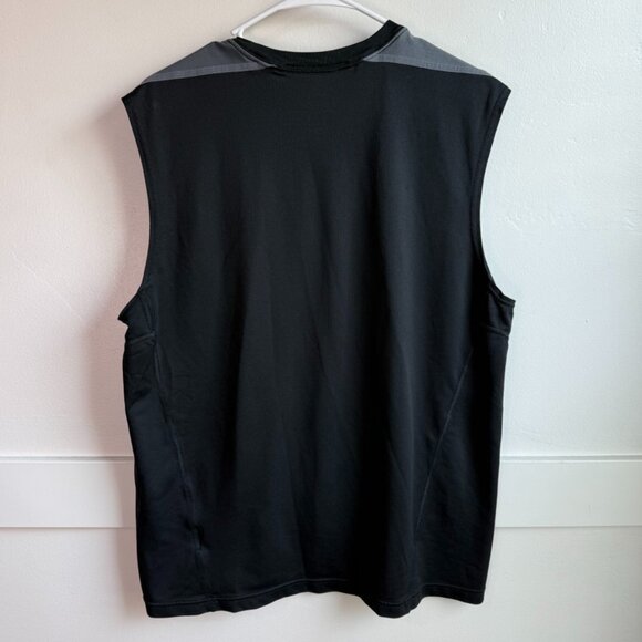Nike Dri-Fit Black & Gray Muscle Tank Top - Picture 2 of 7